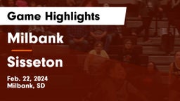 Milbank  vs Sisseton  Game Highlights - Feb. 22, 2024