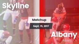Matchup: Skyline vs. Albany  2017