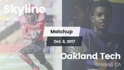 Matchup: Skyline vs. Oakland Tech  2017