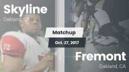 Matchup: Skyline vs. Fremont  2017