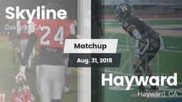 Matchup: Skyline vs. Hayward  2018