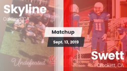 Matchup: Skyline vs. Swett  2019