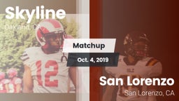 Matchup: Skyline vs. San Lorenzo  2019