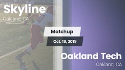 Matchup: Skyline vs. Oakland Tech  2019