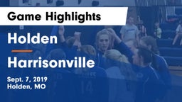 Holden  vs Harrisonville  Game Highlights - Sept. 7, 2019