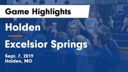 Holden  vs Excelsior Springs  Game Highlights - Sept. 7, 2019