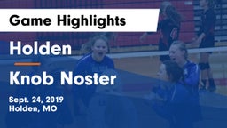 Holden  vs Knob Noster  Game Highlights - Sept. 24, 2019
