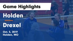 Holden  vs Drexel  Game Highlights - Oct. 5, 2019