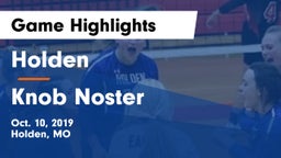 Holden  vs Knob Noster  Game Highlights - Oct. 10, 2019