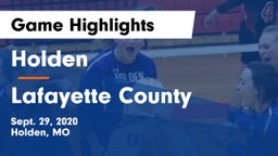 Holden  vs Lafayette County  Game Highlights - Sept. 29, 2020