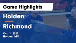 Holden  vs Richmond  Game Highlights - Oct. 1, 2020