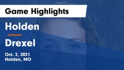 Holden  vs Drexel Game Highlights - Oct. 2, 2021