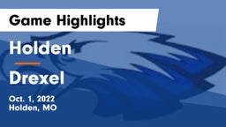 Holden  vs Drexel  Game Highlights - Oct. 1, 2022