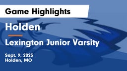 Holden  vs Lexington  Junior Varsity Game Highlights - Sept. 9, 2023