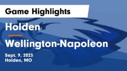 Holden  vs Wellington-Napoleon  Game Highlights - Sept. 9, 2023