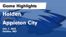 Holden  vs Appleton City  Game Highlights - Oct. 7, 2023