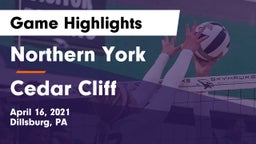 Northern York  vs Cedar Cliff  Game Highlights - April 16, 2021