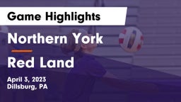 Northern York  vs Red Land  Game Highlights - April 3, 2023