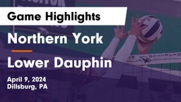 Northern York  vs Lower Dauphin  Game Highlights - April 9, 2024