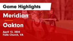 Meridian  vs Oakton  Game Highlights - April 13, 2024