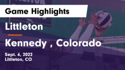 Littleton  vs Kennedy , Colorado Game Highlights - Sept. 6, 2022