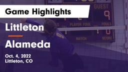 Littleton  vs Alameda  Game Highlights - Oct. 4, 2022