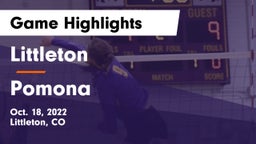 Littleton  vs Pomona  Game Highlights - Oct. 18, 2022