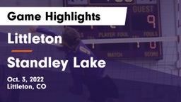 Littleton  vs Standley Lake  Game Highlights - Oct. 3, 2022