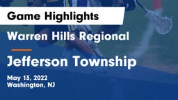 Warren Hills Regional  vs Jefferson Township  Game Highlights - May 13, 2022