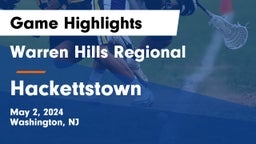 Warren Hills Regional  vs Hackettstown  Game Highlights - May 2, 2024