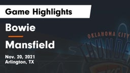 Bowie  vs Mansfield  Game Highlights - Nov. 20, 2021