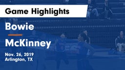 Bowie  vs McKinney  Game Highlights - Nov. 26, 2019