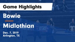 Bowie  vs Midlothian  Game Highlights - Dec. 7, 2019