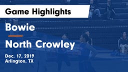 Bowie  vs North Crowley  Game Highlights - Dec. 17, 2019