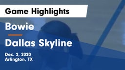 Bowie  vs Dallas Skyline  Game Highlights - Dec. 2, 2020