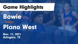 Bowie  vs Plano West Game Highlights - Nov. 11, 2021