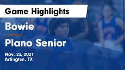 Bowie  vs Plano Senior  Game Highlights - Nov. 23, 2021