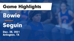 Bowie  vs Seguin  Game Highlights - Dec. 28, 2021