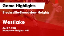 Brecksville-Broadview Heights  vs Westlake  Game Highlights - April 9, 2022