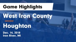 West Iron County  vs Houghton  Game Highlights - Dec. 14, 2018