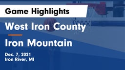 West Iron County  vs Iron Mountain  Game Highlights - Dec. 7, 2021