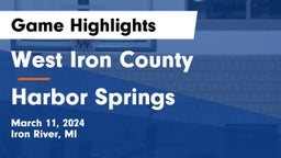 West Iron County  vs Harbor Springs  Game Highlights - March 11, 2024