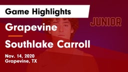 Grapevine  vs Southlake Carroll  Game Highlights - Nov. 14, 2020