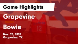 Grapevine  vs Bowie  Game Highlights - Nov. 20, 2020