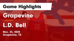 Grapevine  vs L.D. Bell Game Highlights - Nov. 23, 2020