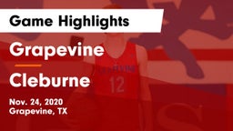 Grapevine  vs Cleburne  Game Highlights - Nov. 24, 2020