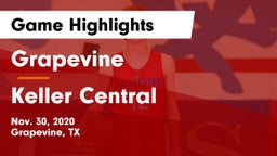 Grapevine  vs Keller Central  Game Highlights - Nov. 30, 2020