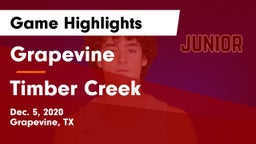 Grapevine  vs Timber Creek  Game Highlights - Dec. 5, 2020