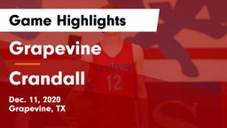 Grapevine  vs Crandall  Game Highlights - Dec. 11, 2020