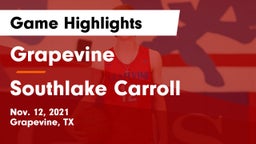Grapevine  vs Southlake Carroll  Game Highlights - Nov. 12, 2021